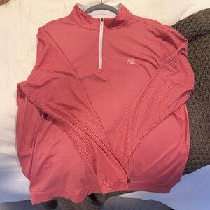 Rhoback Red Quarter-Zip Shirt